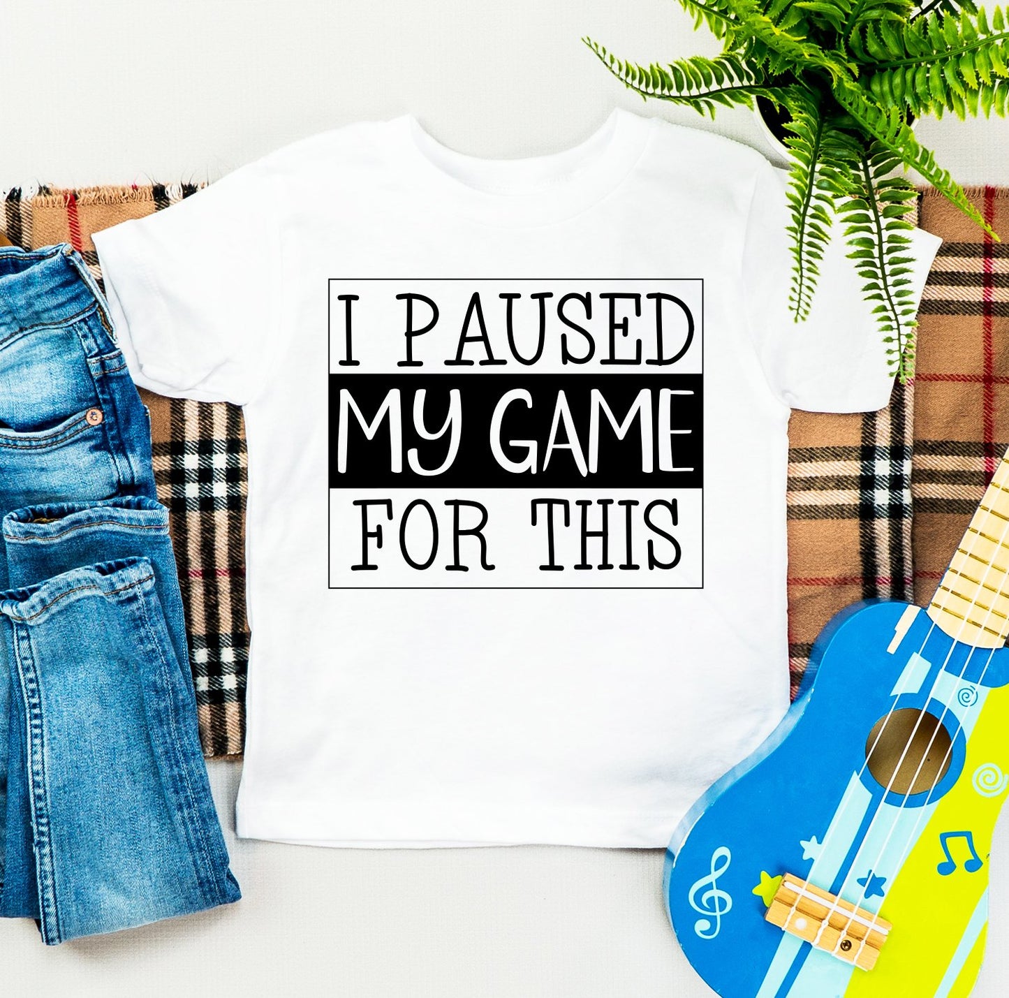 I Paused My Game for This Toddler and Youth Shirt - Bella Lia Boutique