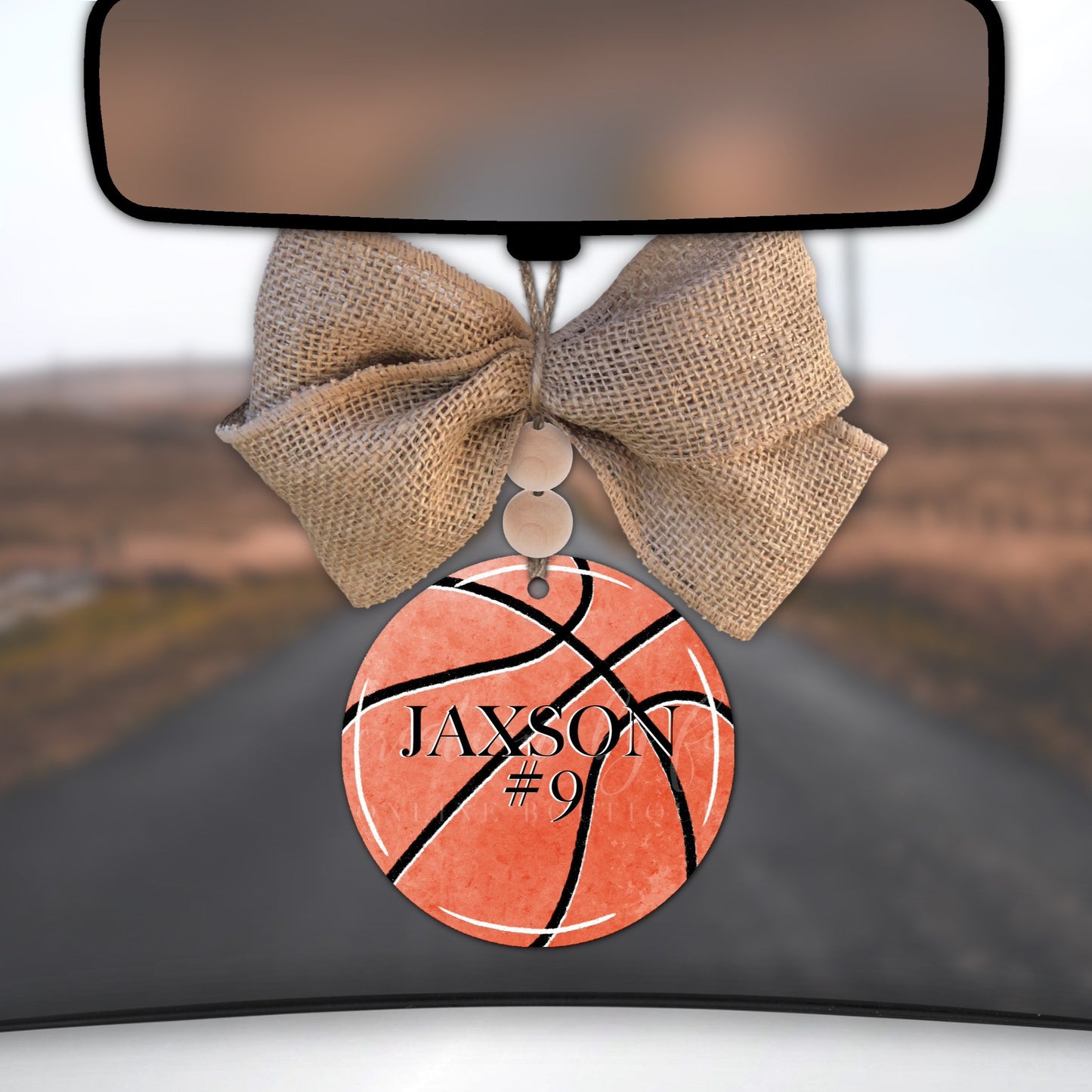 Car Charm | Personalized Basketball - Bella Lia Boutique