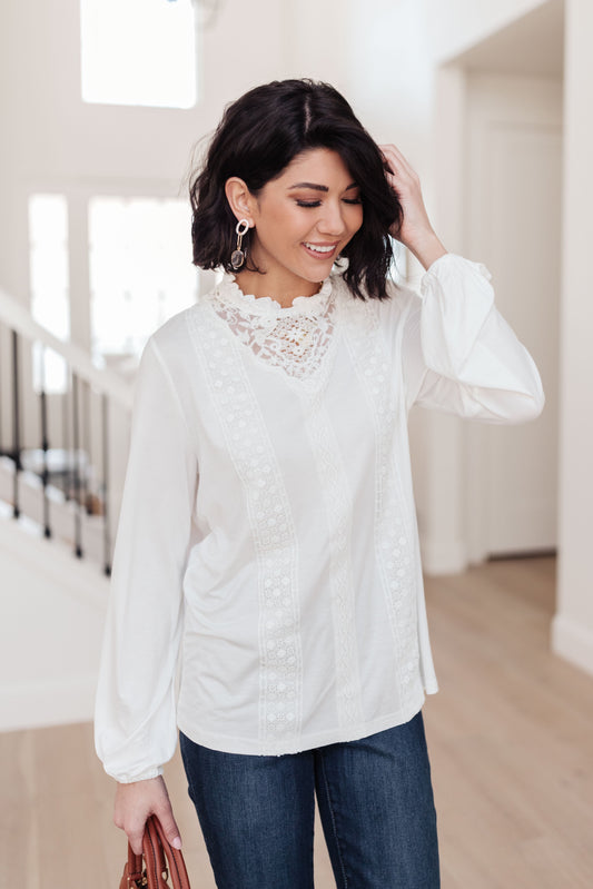 Picture This Top | Off White - Bella Lia Boutique