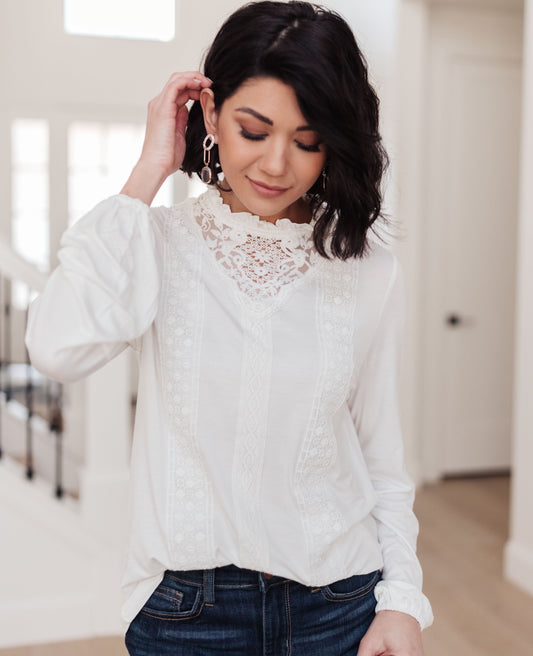 Picture This Top | Off White - Bella Lia Boutique