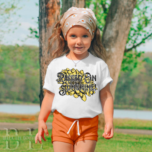 Raised on Sunshine Toddler and Youth Tee - Bella Lia Boutique