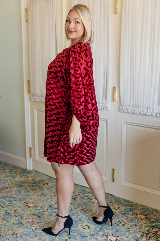 Regal Radiance Velvet Dress