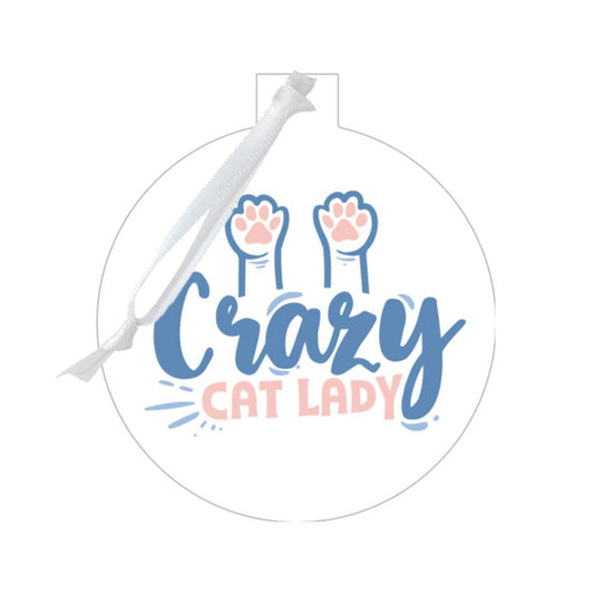 Crazy Cat Lady Ornament - Bella Lia Boutique
