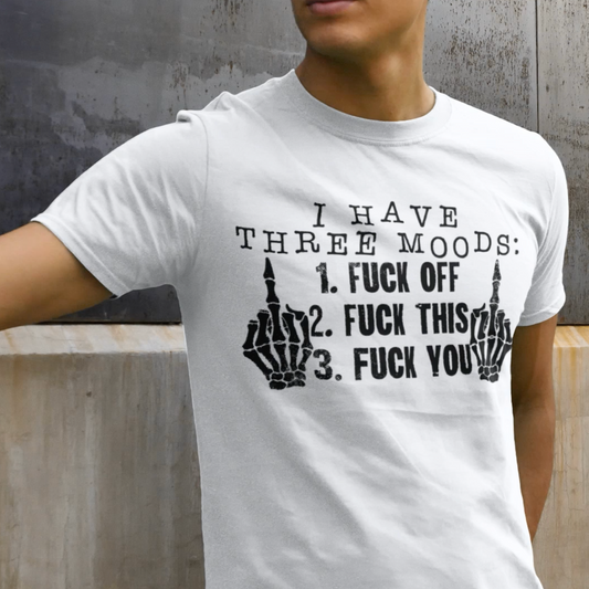 NSFW Three Moods Men's Graphic Tee - Bella Lia Boutique