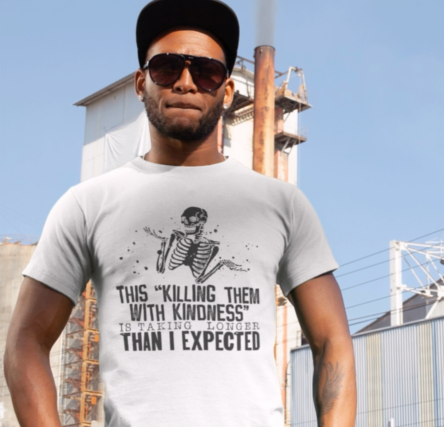 Killing Them with Kindness is Taking Longer Than Expected Men's Graphic Tee - Bella Lia Boutique