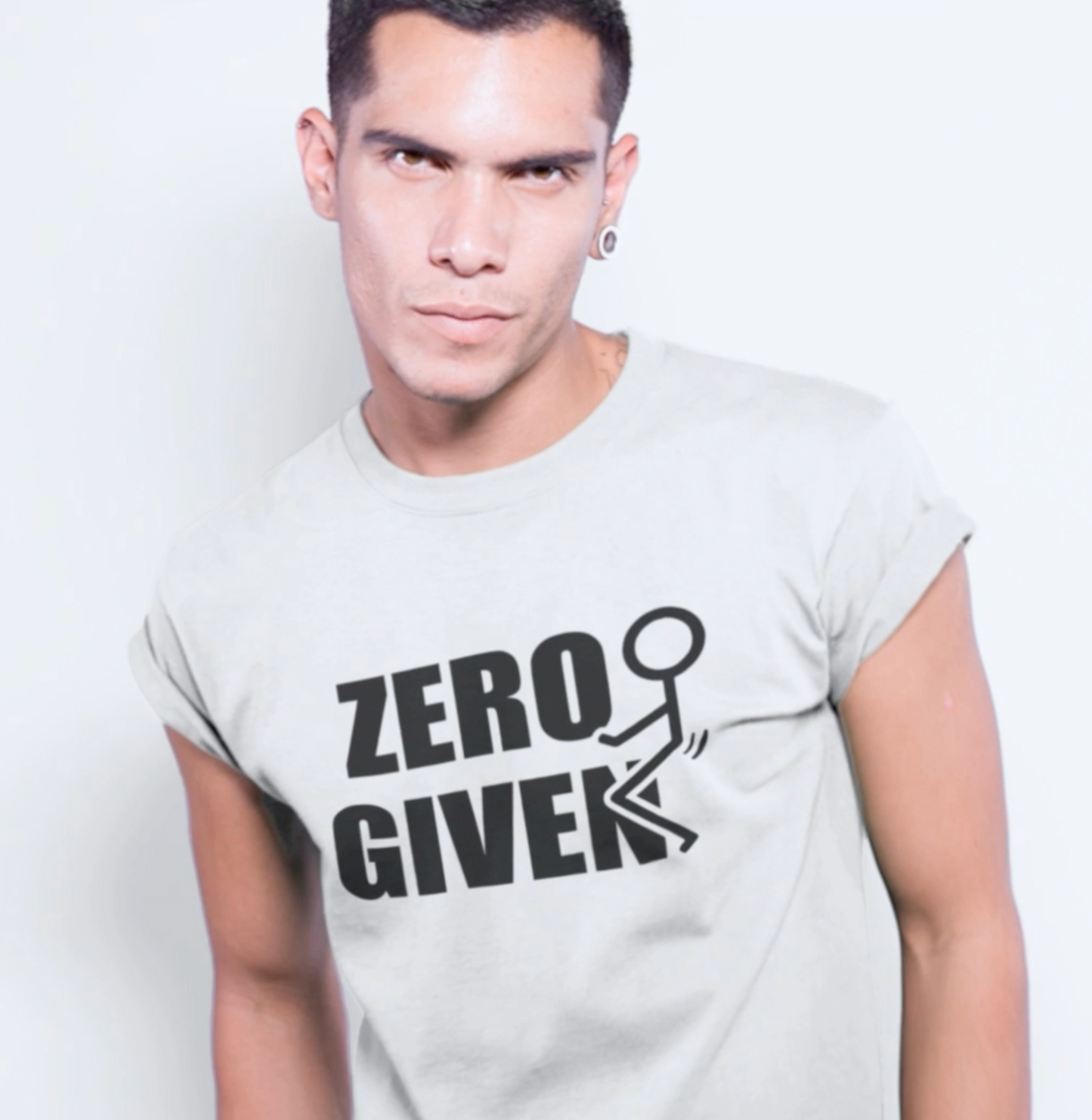 NSFW Zero F*cks Given Men's Graphic Tee - Bella Lia Boutique