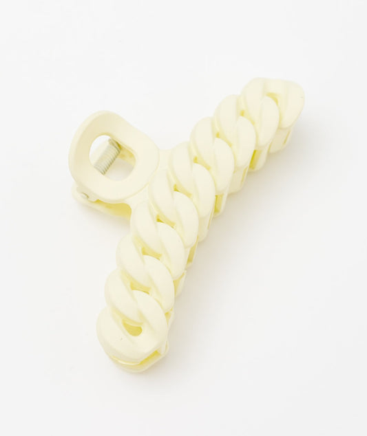Spiral Claw Clip | Light Yellow