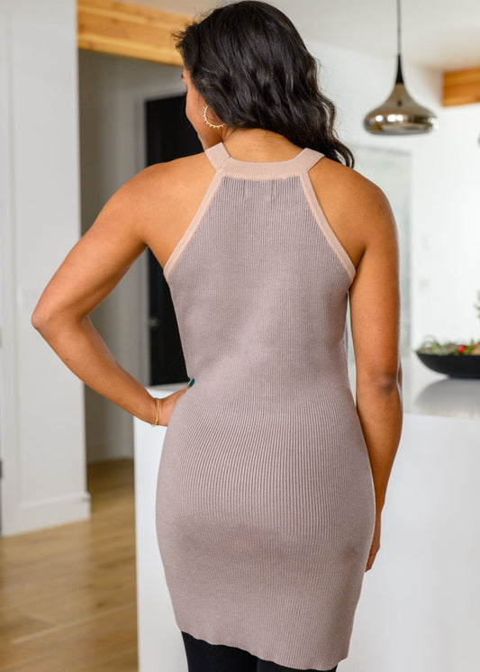 Stick Around Sleeveless Bodycon Dress - Bella Lia Boutique