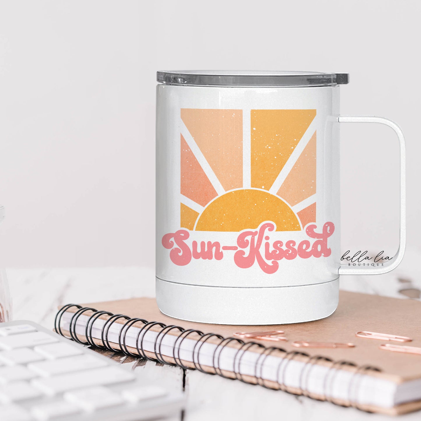 Sun Kissed Travel Camping Mug | 12 oz - Bella Lia Boutique