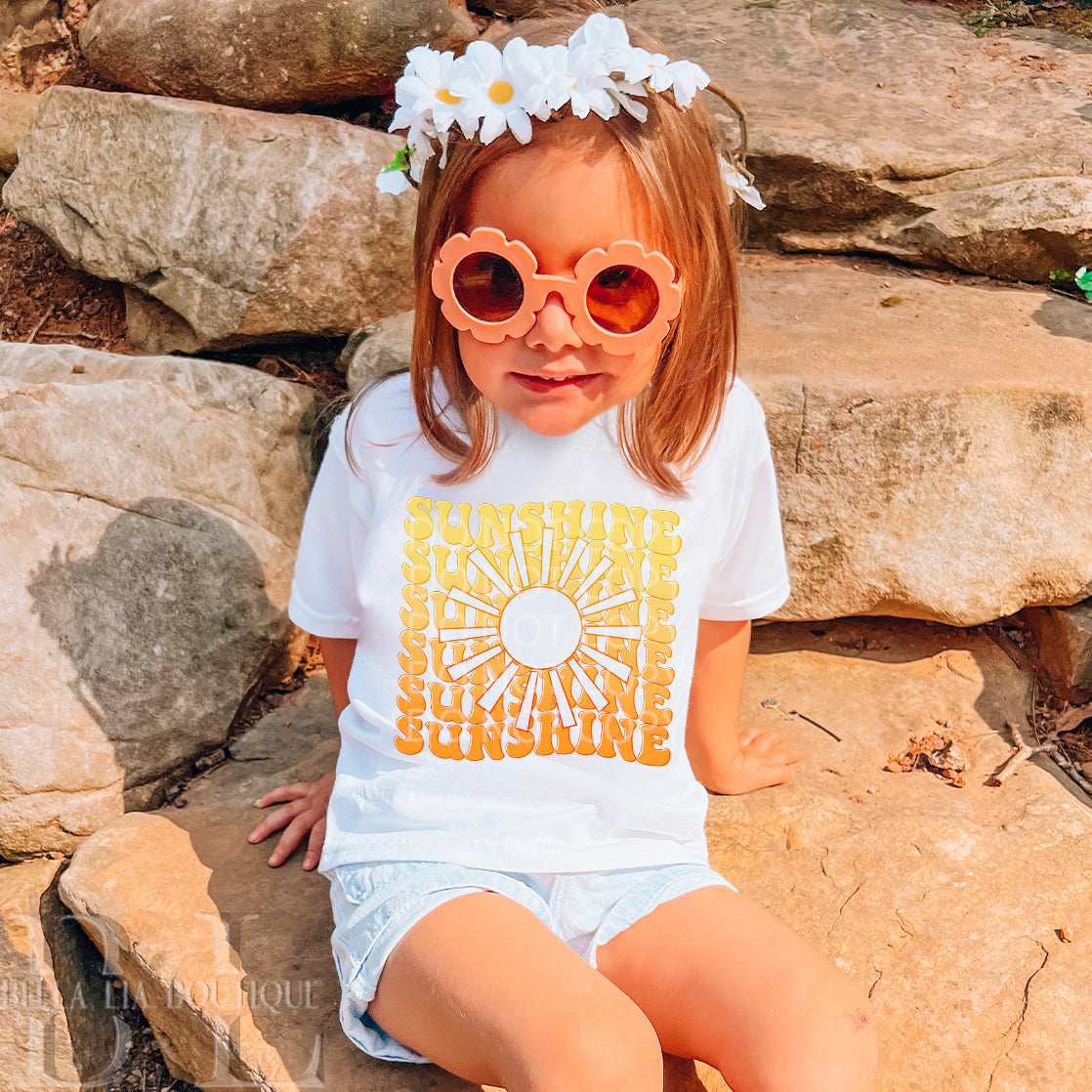 Sunshine Life Toddler and Youth Tee - Bella Lia Boutique