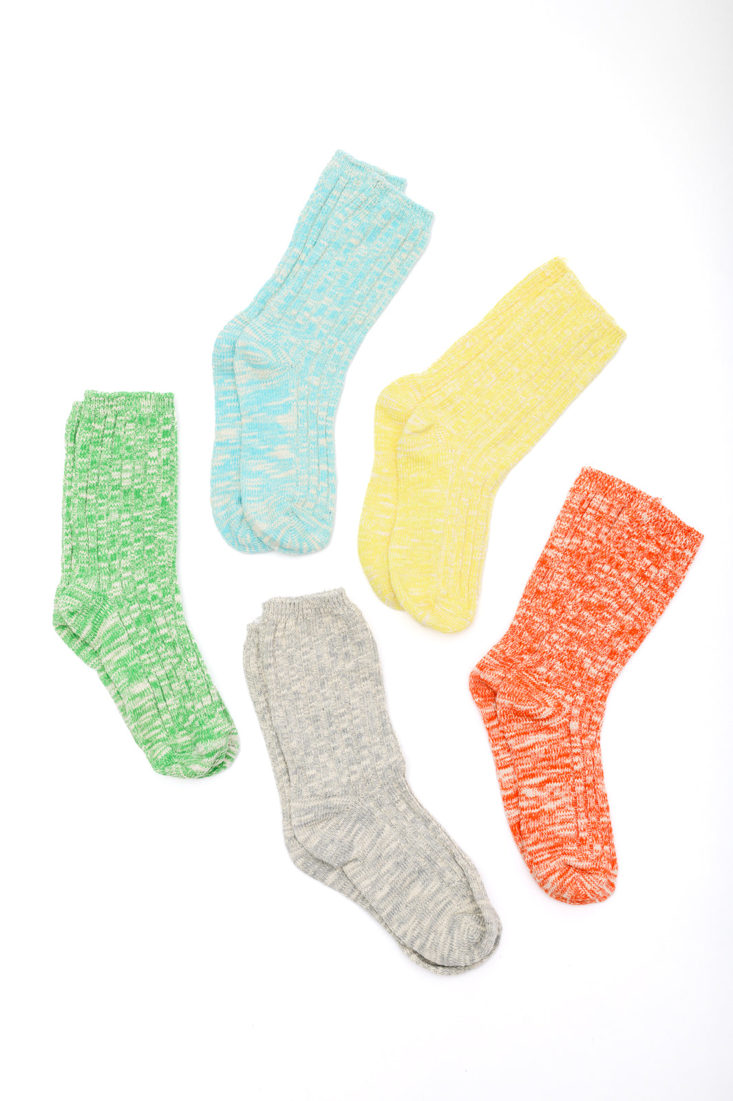 Heathered Scrunch Socks | Multiple Colors
