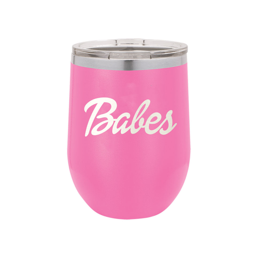 Babes Pink 12oz Insulated Tumbler - Bella Lia Boutique