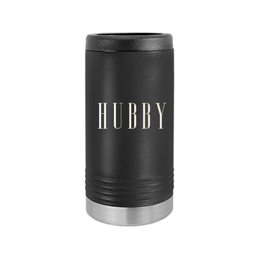 Hubby Black Slim Can Beverage Holder - Bella Lia Boutique