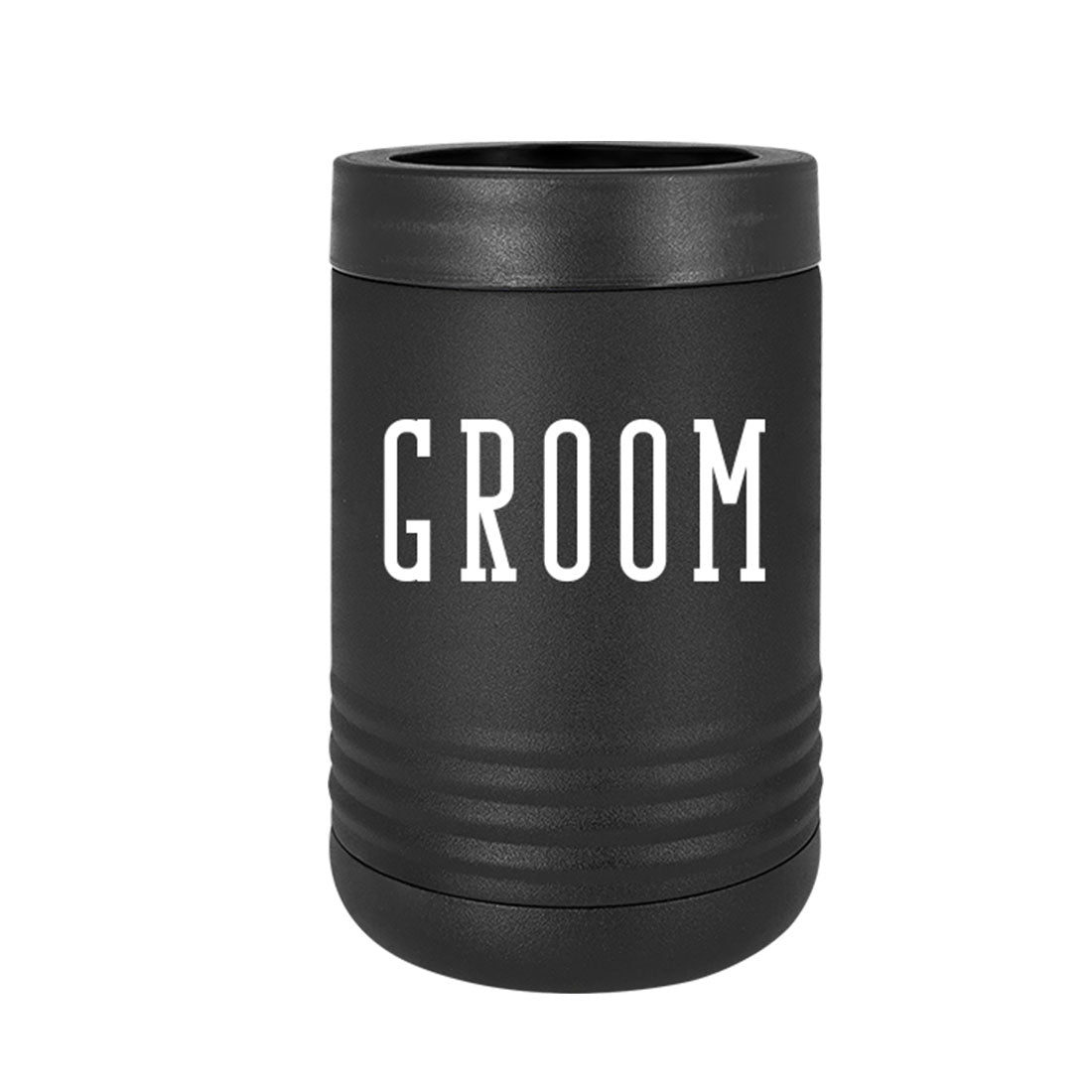 Groom Black Insulated Can Cooler - Bella Lia Boutique