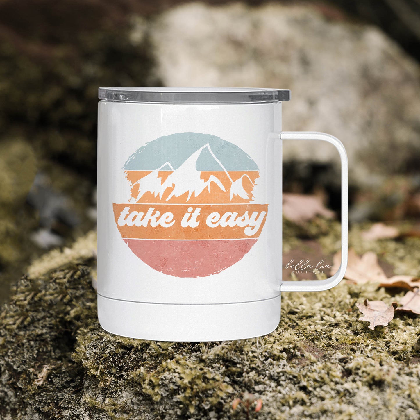 Take it Easy Travel Camping Mug | 12 oz - Bella Lia Boutique