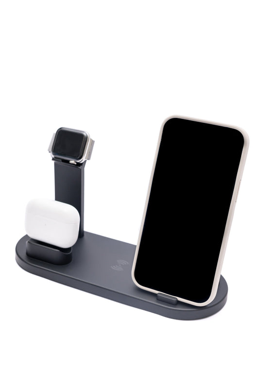 The Place To Be Wireless Charging Station | Black