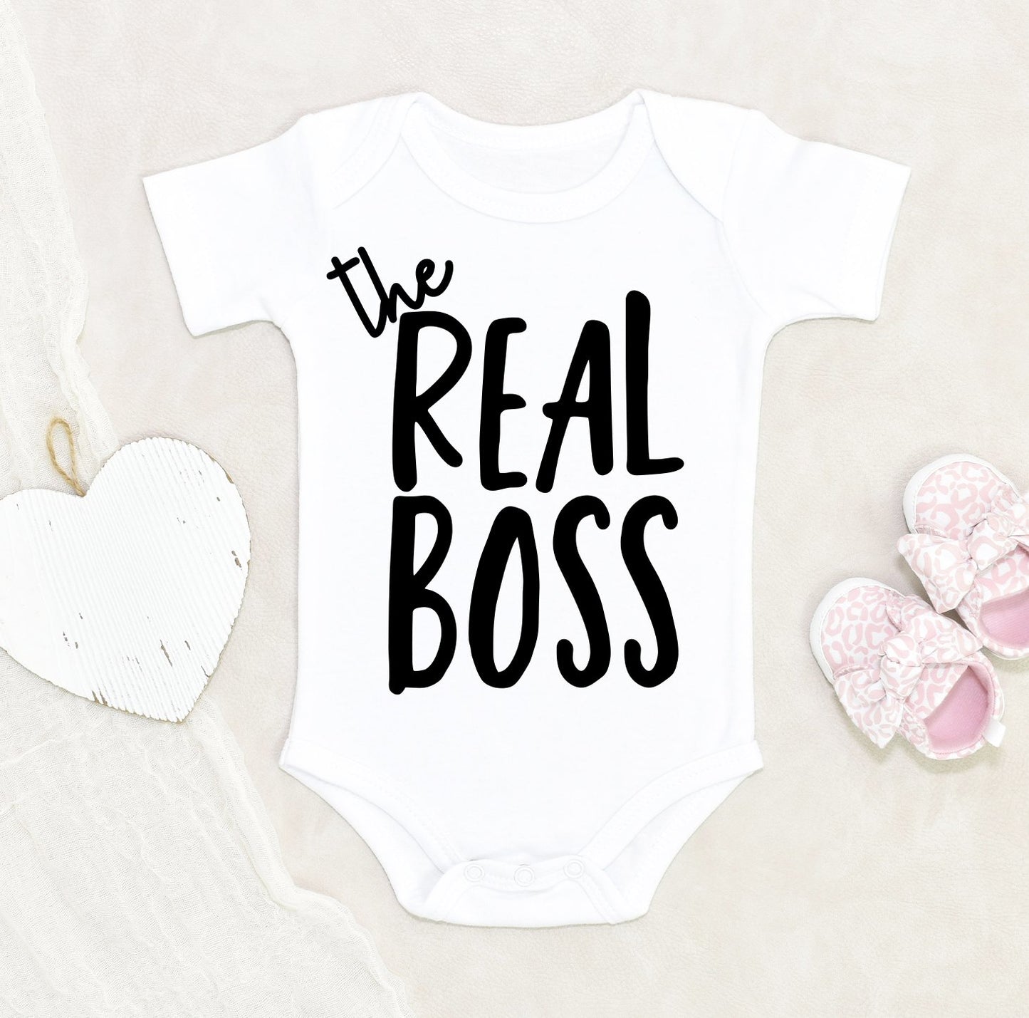 The Real Boss Infant One-Piece - Bella Lia Boutique