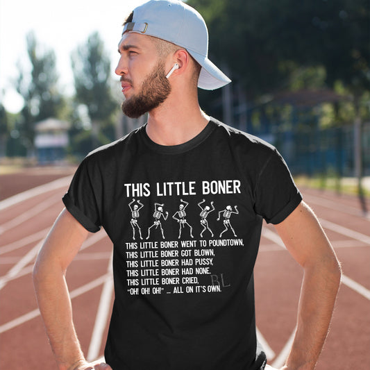NSFW This Little Boner Men's Graphic Tee - Bella Lia Boutique