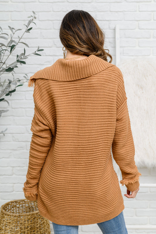 Travel Far & Wide Sweater | Taupe - Bella Lia Boutique
