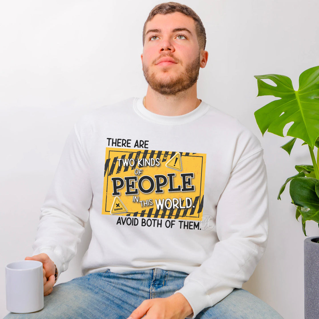 Two Kinds of People Men's Graphic Sweatshirt - Bella Lia Boutique