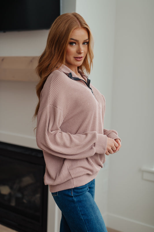 Up for Discussion Half-Zip Pullover
