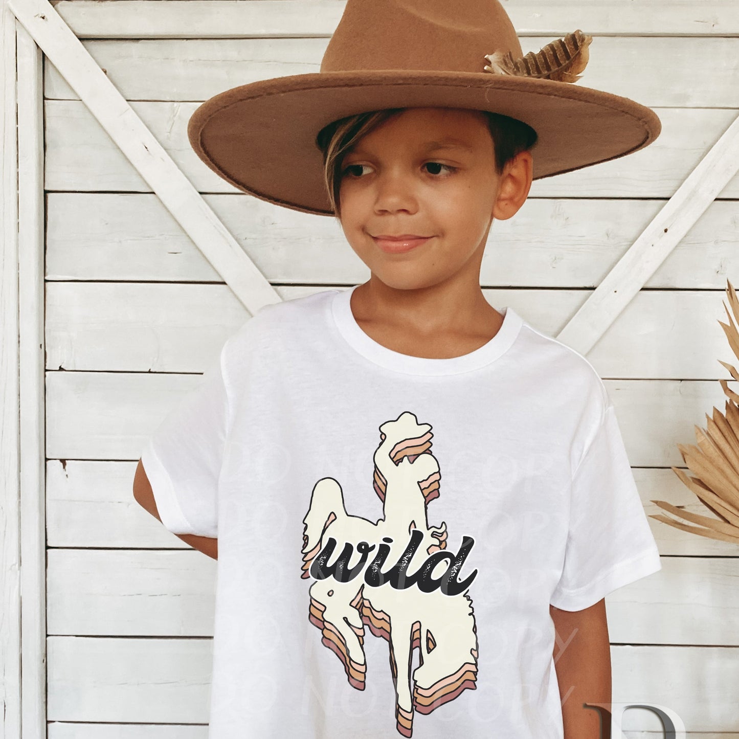 Wild Cowboy Toddler and Youth Tee - Bella Lia Boutique