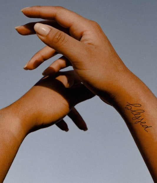 Blessed Temporary Tattoo
