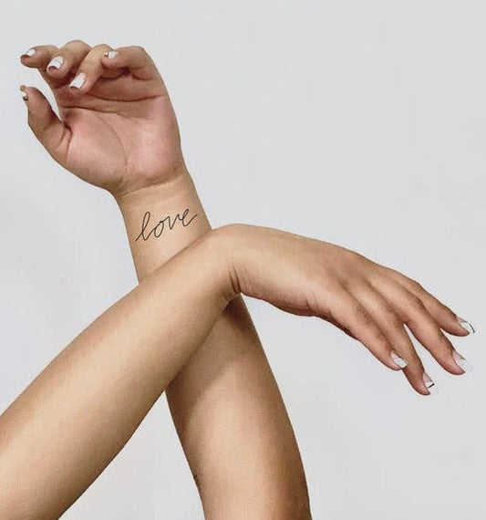 Love Temporary Tattoo