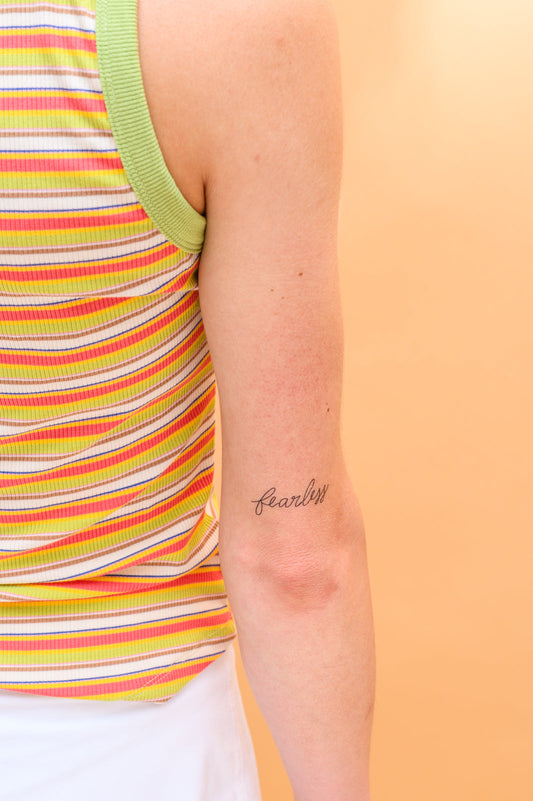 Fearless Temporary Tattoo