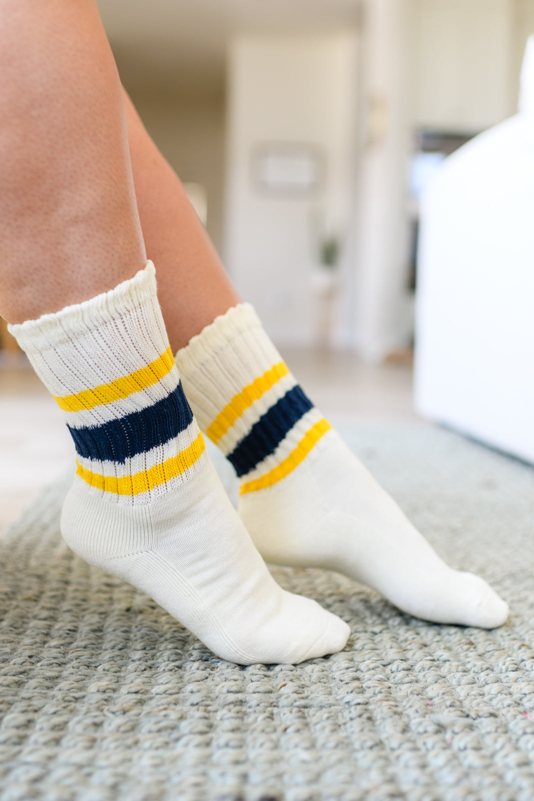 World's Best Dad Socks | Navy & Yellow