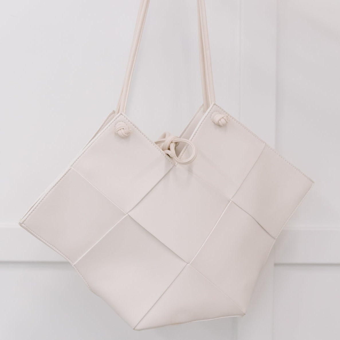 Woven Tote | White