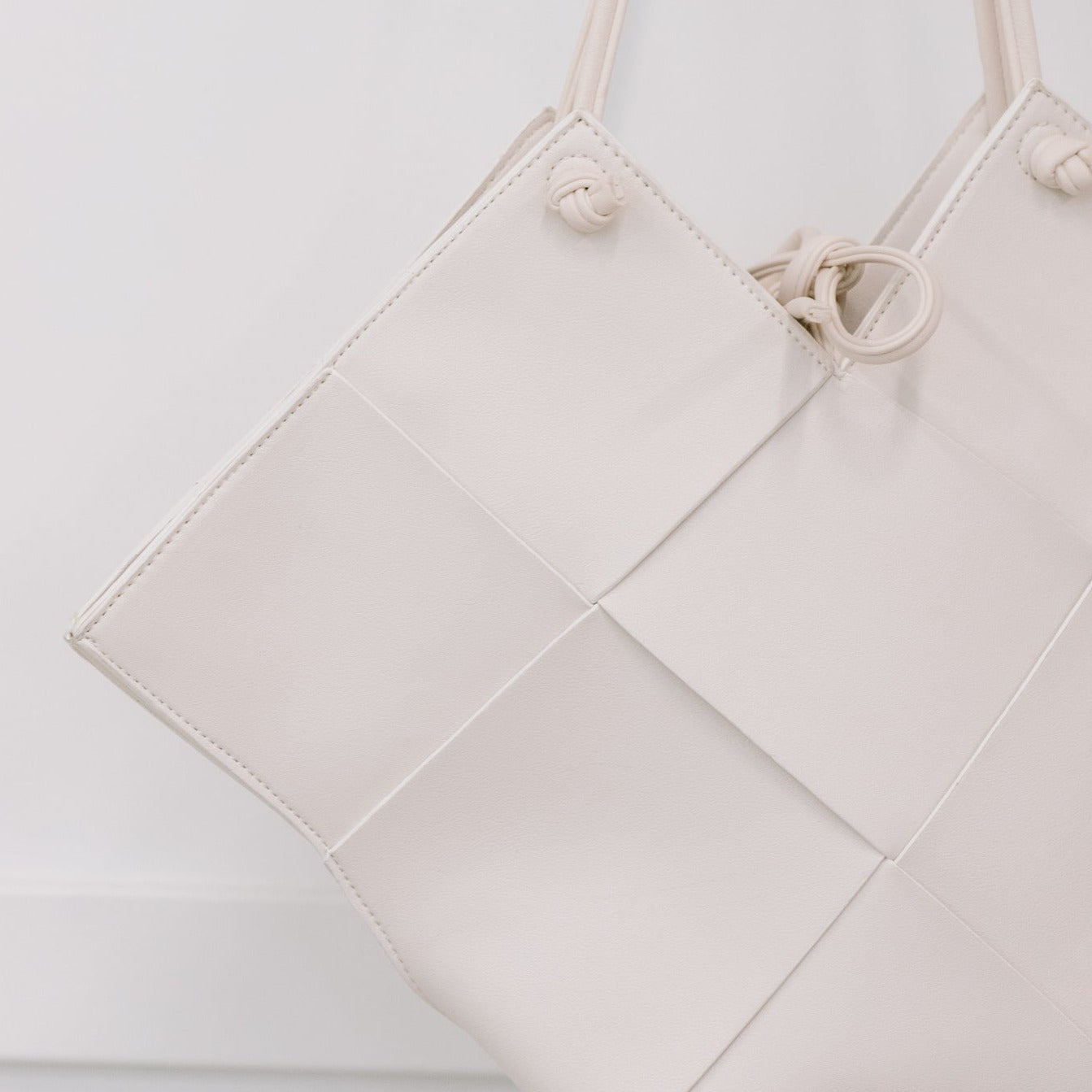 Woven Tote | White