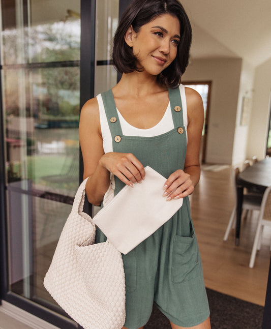 Woven & Worn Tote | Ivory