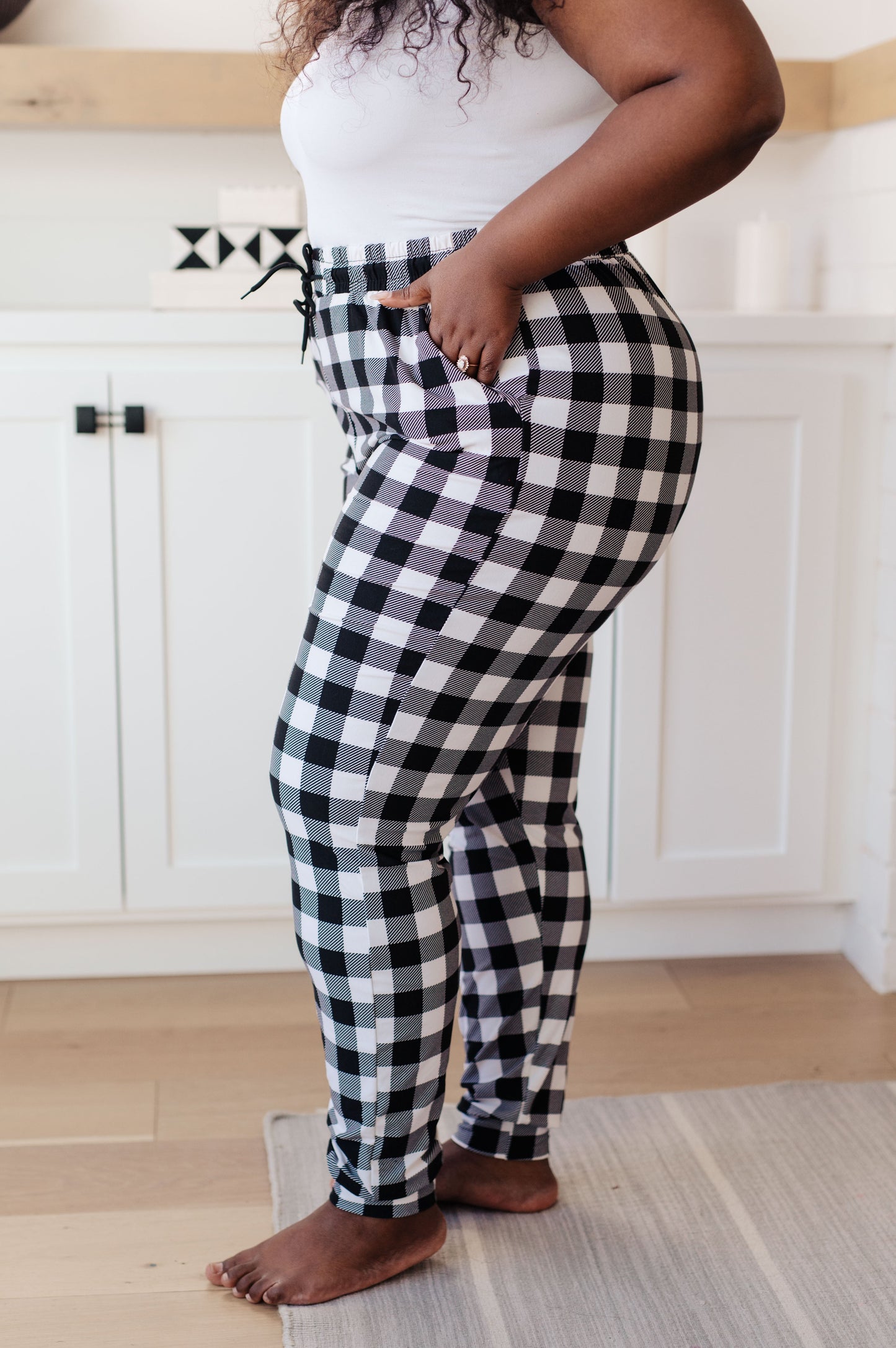 Your New Favorite Joggers | Black & White Check