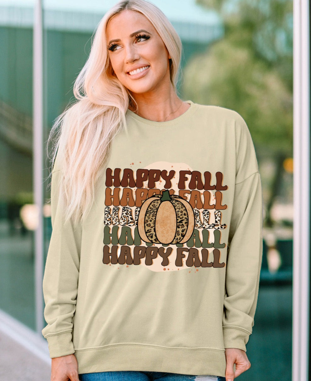 Happy Fall Pumpkin Sweatshirt