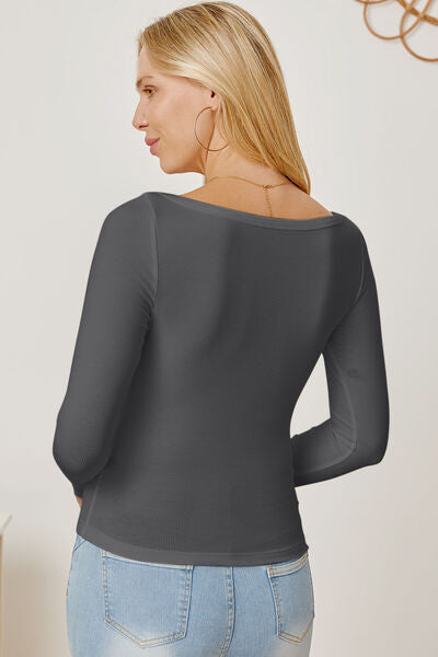 Back to the Basics Square Neck Top