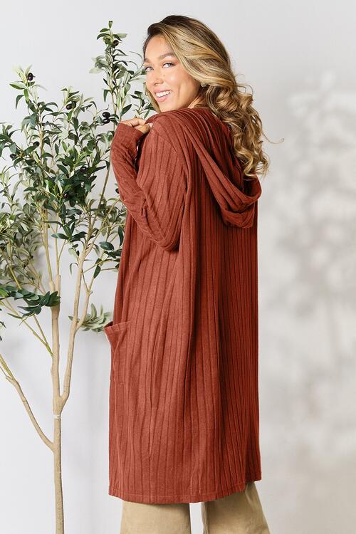 All Me Ribbed Open Front Cardigan | Multiple Colors