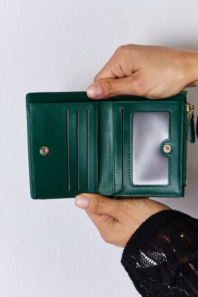 Textured Leather Mini Wallet | David Jones