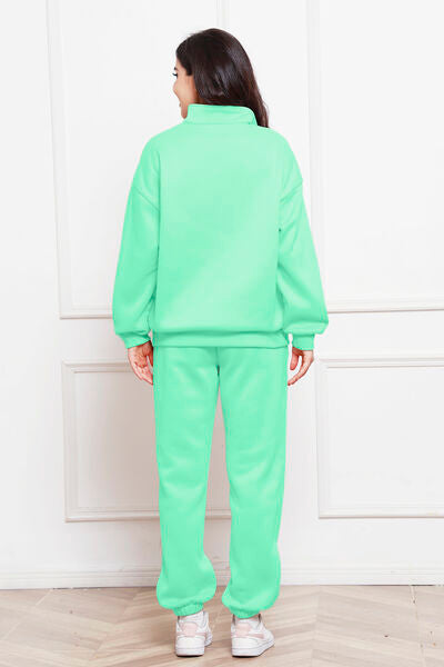 Brighten Up Half-Zip Sweatshirt & Pants Set | Multiple Colors
