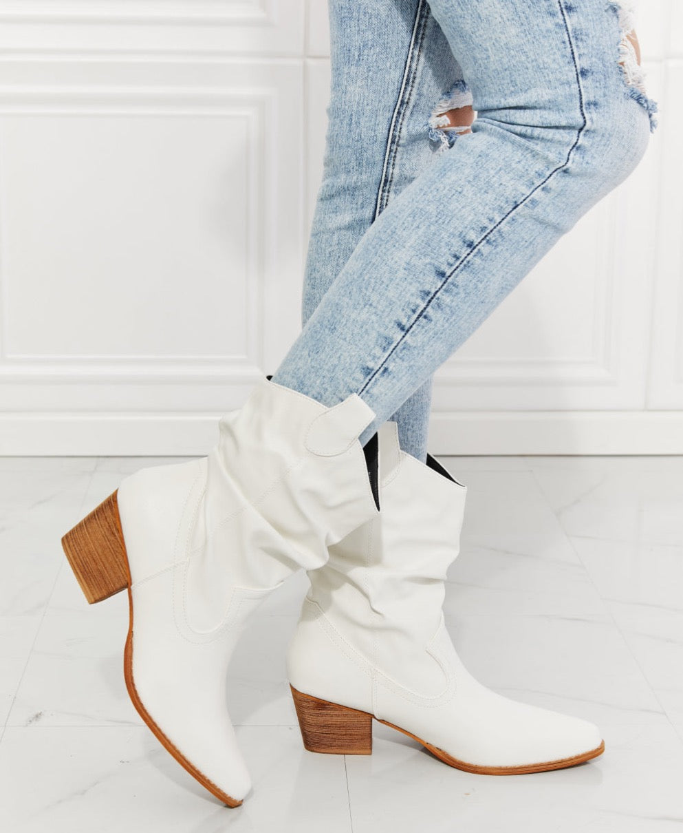 Better in Texas Cowboy Boots | White