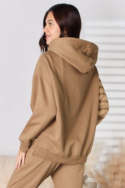 Drawstring Long Sleeve Hoodie