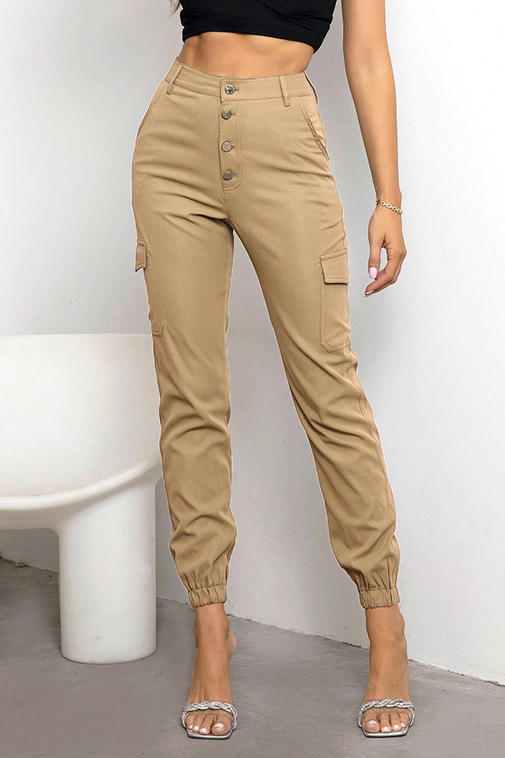 All You Need Button Fly Cargo Pants