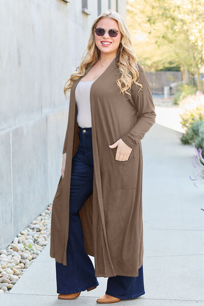 Open Front Long Sleeve Cover Up | Multiple Colors