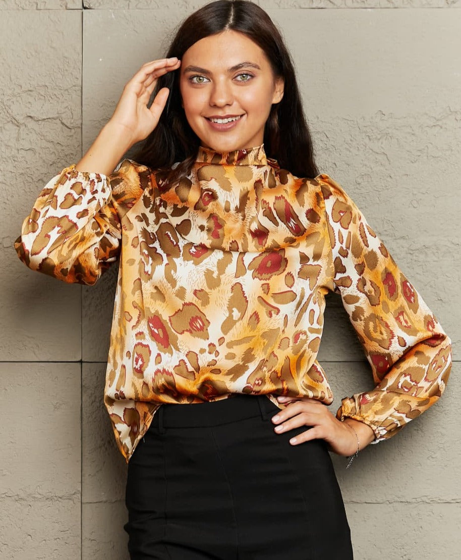 Fall is Coming Mock Neck Top