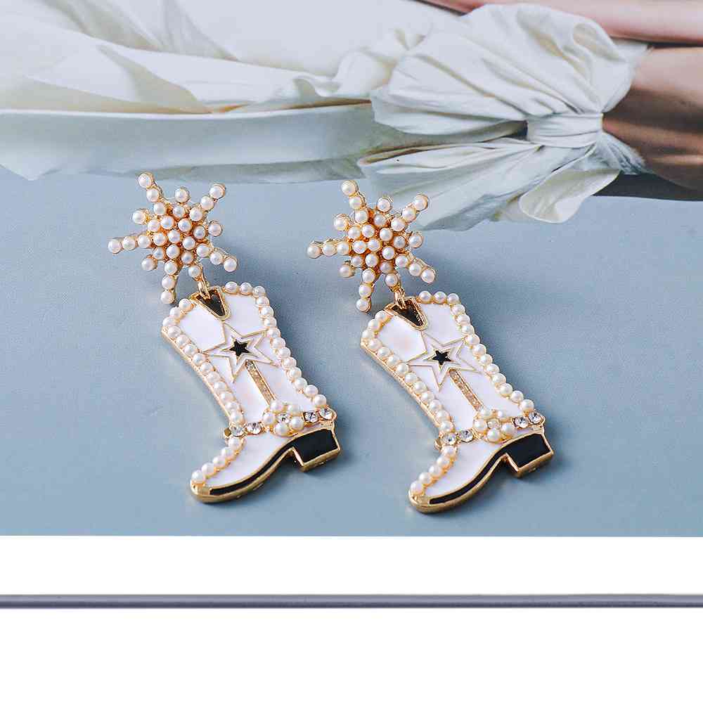 Boot Dangle Earrings