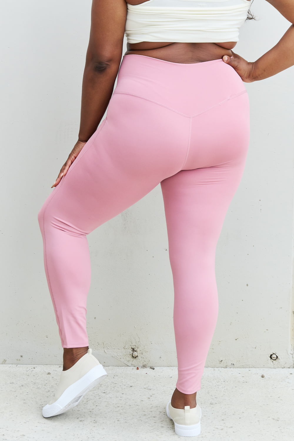 Fit For You High Waist Active Leggings | Light Rose