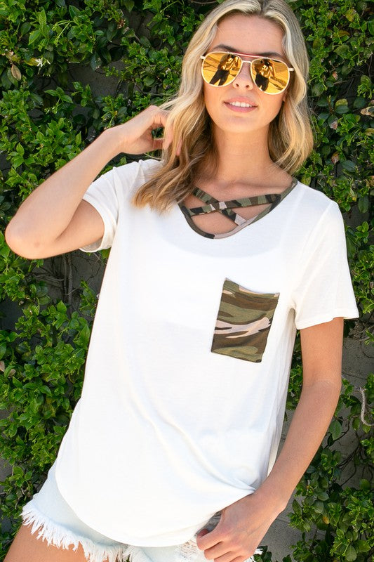 Camo Pocket Tee