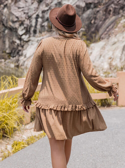 Flounce Mini Dress | Curvy