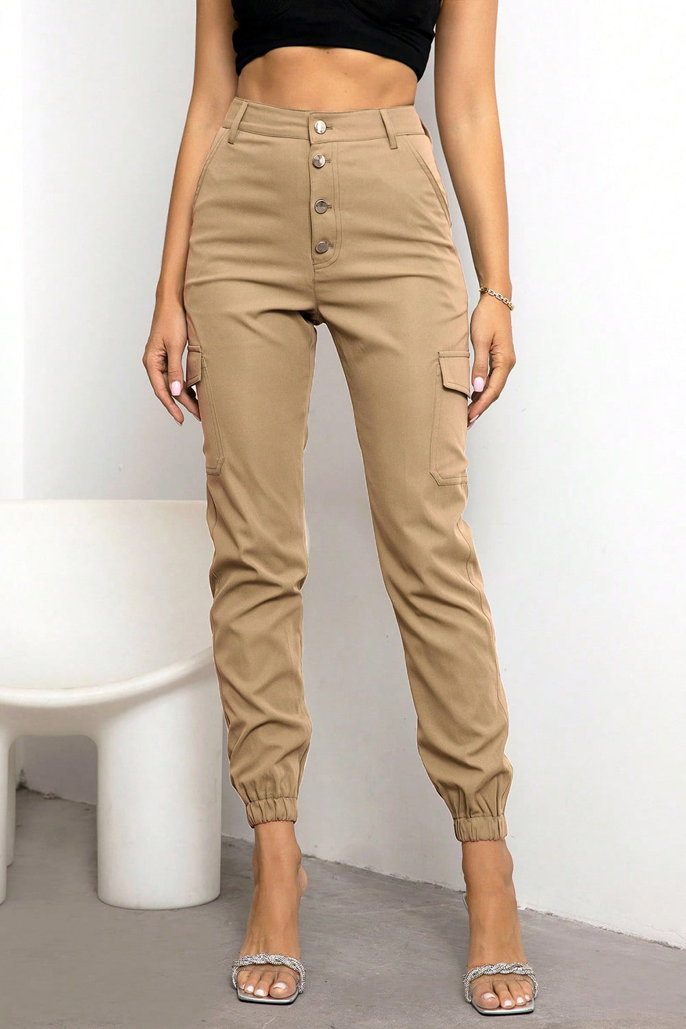 All You Need Button Fly Cargo Pants