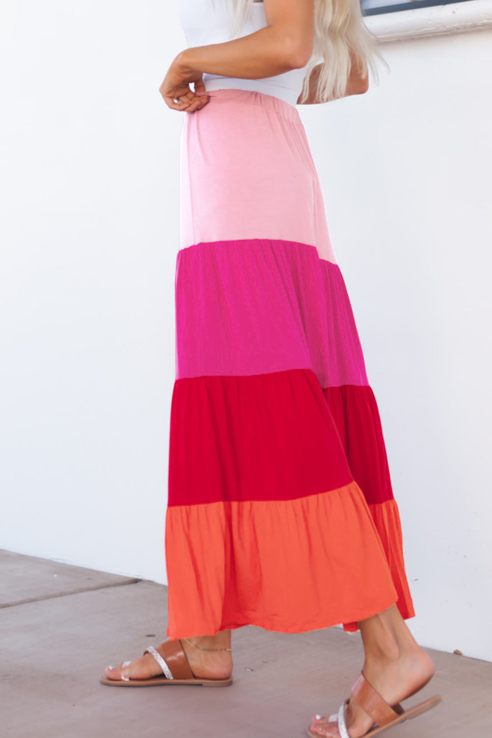 Change of Heart Tiered Maxi Skirt